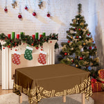 Mayan Circle Symbol Print Tablecloth