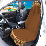 Mayan Circle Symbol Print Waterproof Car Seat Cover