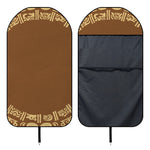 Mayan Circle Symbol Print Waterproof Car Seat Cover