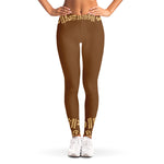 Mayan Circle Symbol Print Women's Leggings