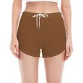 Mayan Circle Symbol Print Women's Split Running Shorts