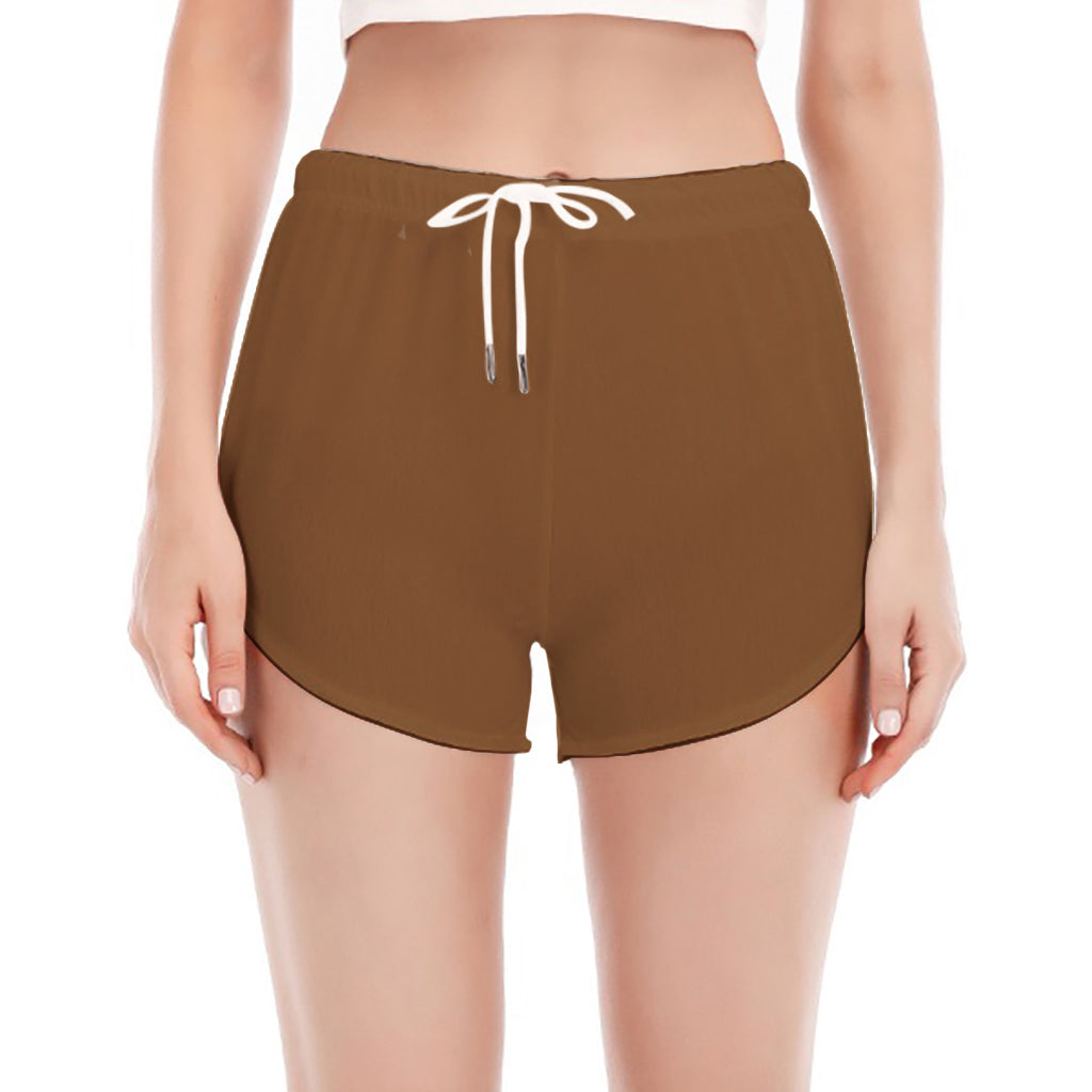 Mayan Circle Symbol Print Women's Split Running Shorts