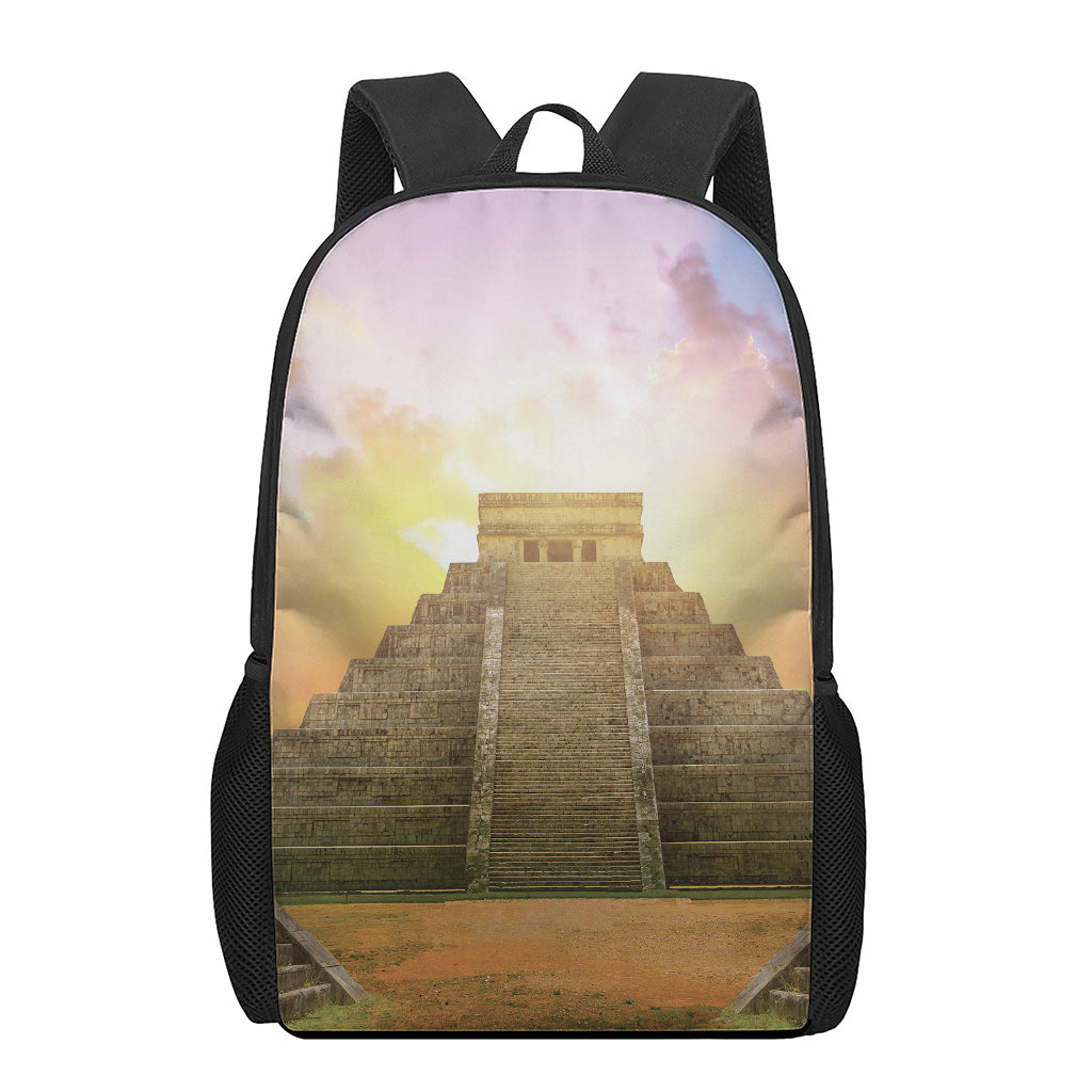 Mayan Civilization Print 17 Inch Backpack
