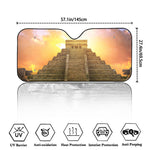 Mayan Civilization Print Car Windshield Sun Shade