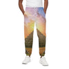 Mayan Civilization Print Cotton Pants