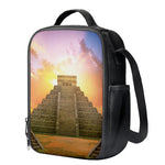 Mayan Civilization Print Crossbody Lunch Bag