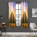 Mayan Civilization Print Grommet Curtain Panels