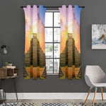 Mayan Civilization Print Curtain