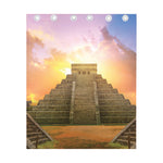 Mayan Civilization Print Curtain