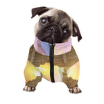 Mayan Civilization Print Dog Zip Up Jacket