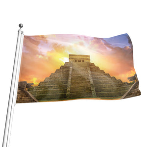 Mayan Civilization Print Flag