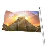 Mayan Civilization Print Flag