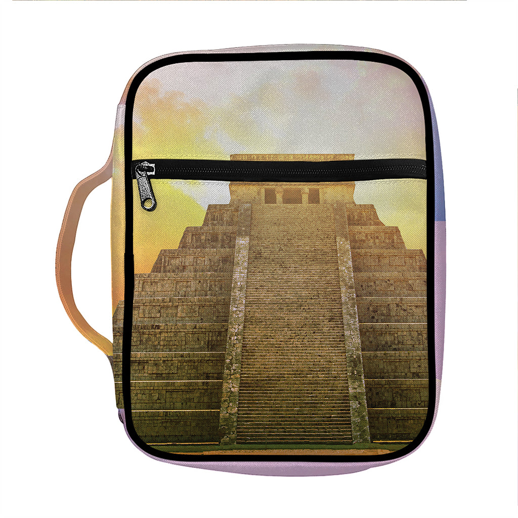 Mayan Civilization Print Front Pocket Bible Bag