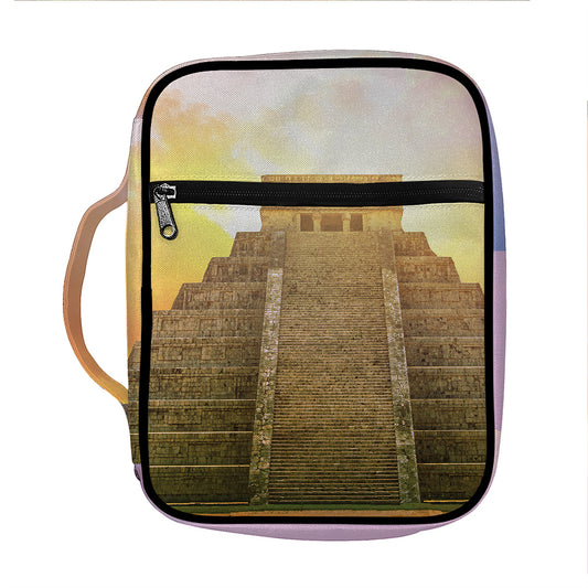 Mayan Civilization Print Front Pocket Bible Bag