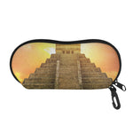 Mayan Civilization Print Glasses Case