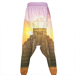 Mayan Civilization Print Hammer Pants