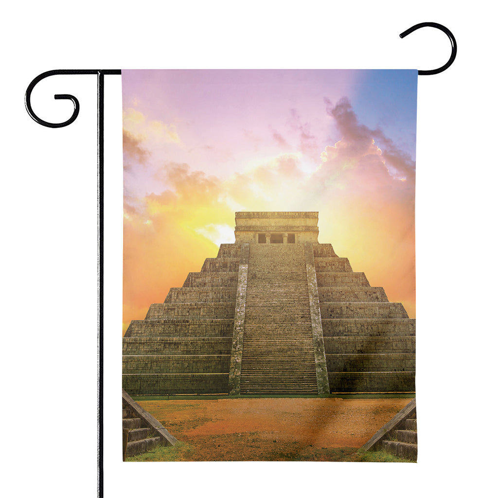 Mayan Civilization Print House Flag