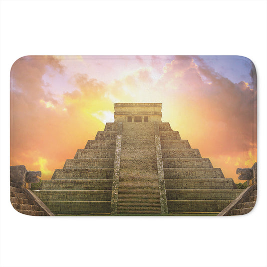 Mayan Civilization Print Indoor Door Mat