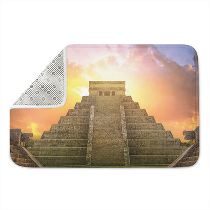 Mayan Civilization Print Indoor Door Mat