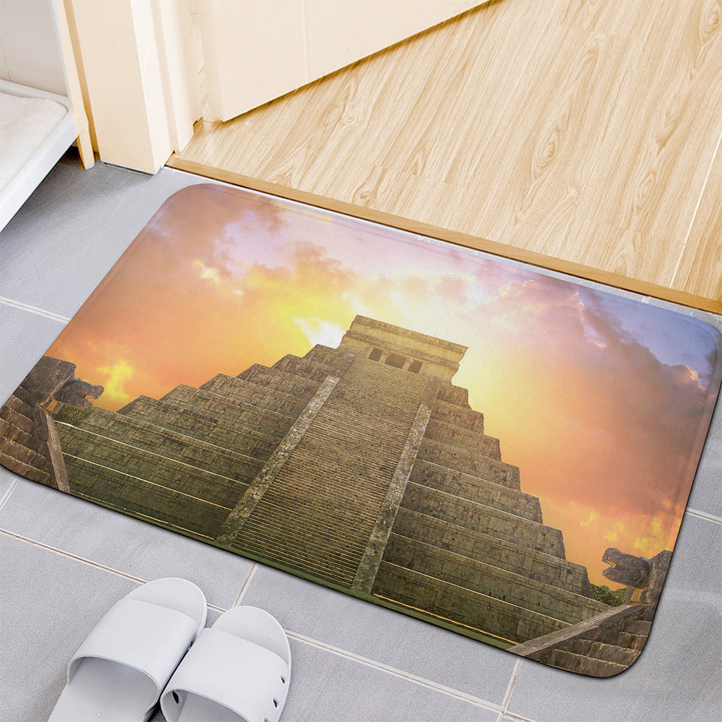 Mayan Civilization Print Indoor Door Mat