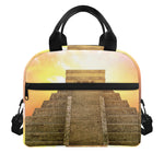 Mayan Civilization Print Insulated Lunch Bag