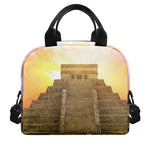 Mayan Civilization Print Insulated Lunch Bag