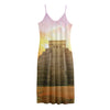 Mayan Civilization Print Jersey Midi Cami Dress