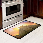 Mayan Civilization Print Kitchen Mat