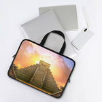 Mayan Civilization Print Laptop Sleeve With Handle