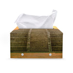 Mayan Civilization Print Leather Tissue Box Cover