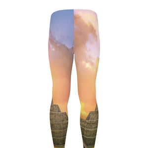 Mayan Civilization Print Men's leggings