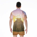 Mayan Civilization Print Men's Rompers