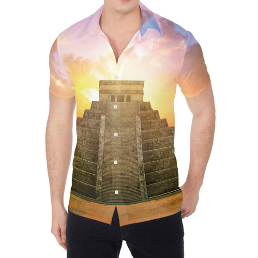 Mayan Civilization Print Men's Shirt
