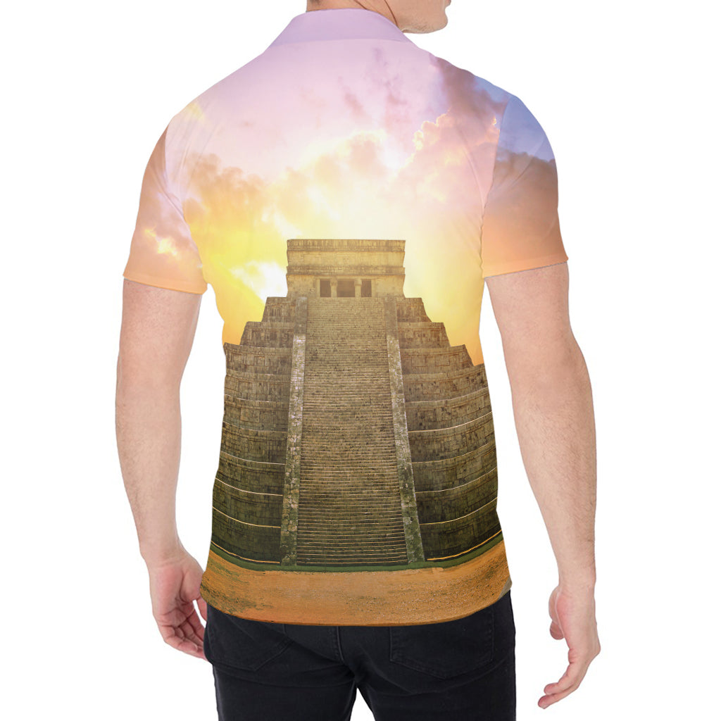 Mayan Civilization Print Men's Shirt