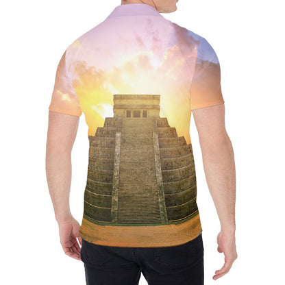 Mayan Civilization Print Men's Shirt