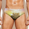 Mayan Civilization Print Men's Swim Briefs