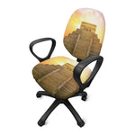 Mayan Civilization Print Office Chair Cover