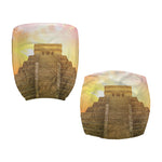 Mayan Civilization Print Office Chair Cover