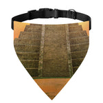 Mayan Civilization Print Over The Collar Dog Bandana