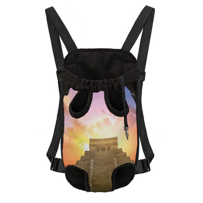 Mayan Civilization Print Pet Carrier Backpack