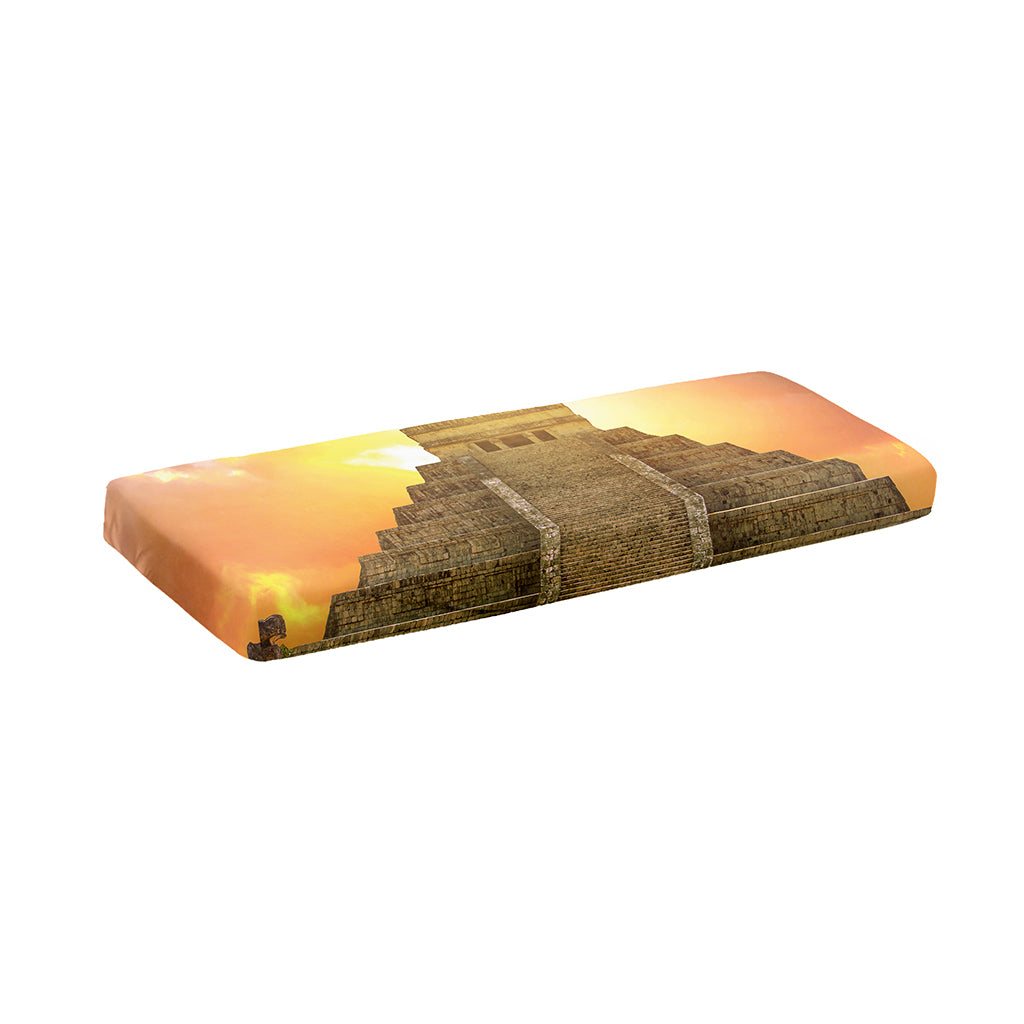 Mayan Civilization Print Piano Keyboard Cover