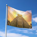 Mayan Civilization Print Polyester Flag