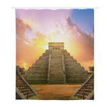 Mayan Civilization Print Polyester Shower Curtain