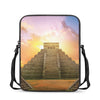 Mayan Civilization Print Rectangular Crossbody Bag