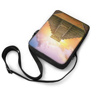 Mayan Civilization Print Rectangular Crossbody Bag