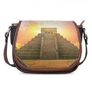 Mayan Civilization Print Saddle Bag