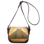 Mayan Civilization Print Saddle Bag