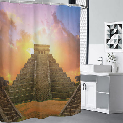 Mayan Civilization Print Shower Curtain