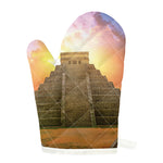Mayan Civilization Print Single Oven Mitt