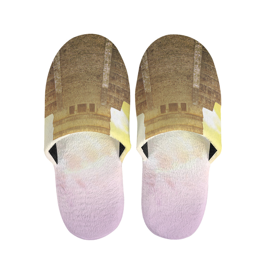 Mayan Civilization Print Slippers